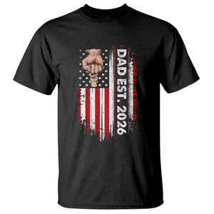 New Dad 2026 T Shirt Patriotic US American Flag Gifts Fathers Day