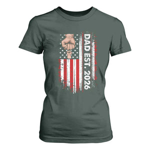 New Dad 2026 T Shirt For Women Patriotic US American Flag Gifts Fathers Day