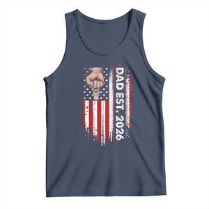 New Dad 2026 Tank Top Patriotic US American Flag Gifts Fathers Day