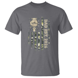 New Dad 2026 T Shirt Camo American Flag Military Dad Father's Day
