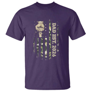 New Dad 2026 T Shirt Camo American Flag Military Dad Father's Day