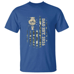 New Dad 2026 T Shirt Camo American Flag Military Dad Father's Day