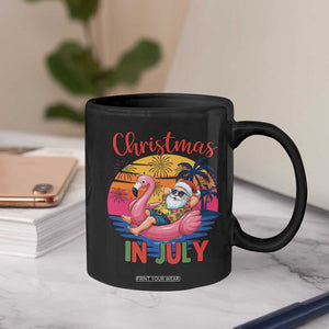 Funny Hawaiian Christmas Coffee Mug Santa Beach Tropical Xmas TS14 Print Your Wear