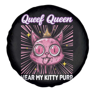 Queef Queen Cat Meme Spare Tire Cover Funny Inappropriate Adult Humor TS14 Print Your Wear