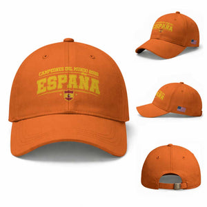Spain Champions 2026 Baseball Cap Espana Soccer Football Fan Spanish Flag