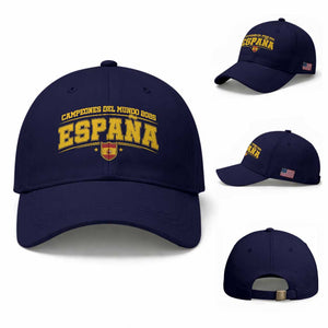 Spain Champions 2026 Baseball Cap Espana Soccer Football Fan Spanish Flag