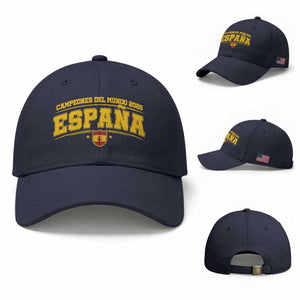 Spain Champions 2026 Baseball Cap Espana Soccer Football Fan Spanish Flag