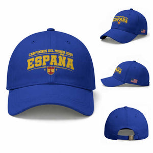 Spain Champions 2026 Baseball Cap Espana Soccer Football Fan Spanish Flag