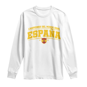 Spain Champions 2026 Long Sleeve Shirt Espana Soccer Football Fan Spanish Flag