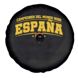 Spain Champions 2026 Spare Tire Cover Espana Soccer Football Fan Spanish Flag