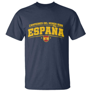 Spain Champions 2026 T Shirt Espana Soccer Football Fan Spanish Flag