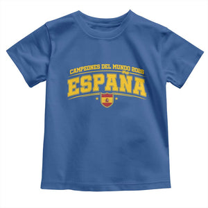 Spain Champions 2026 Toddler T Shirt Espana Soccer Football Fan Spanish Flag
