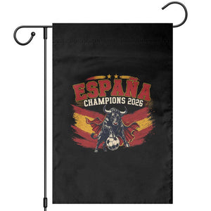 Spain Champions 2026 Garden Flag Espana Soccer Fan Spanish Flag Bull
