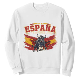 Spain Champions 2026 Sweatshirt Espana Soccer Fan Spanish Flag Bull