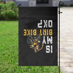 Funny Bigfoot Sasquatch Biker Garden Flag Is My Dirt Bike OK TS14 Print Your Wear