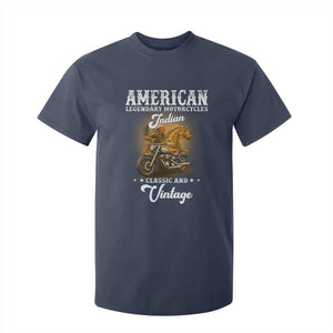 Native American Motorcycle Indian Bikers Club Classic And Vintage T Shirt For Kid TS14 Navy Print Your Wear