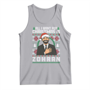 Zohran Mamdani Christmas Tank Top All I Want For Xmas Is New York City TS14 Athletic Heather Print Your Wear