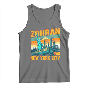 Zohran Mamdani NYC Mayor Tank Top TS14 Black Heather Print Your Wear