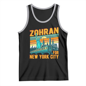 Zohran Mamdani NYC Mayor Tank Top TS14 Black Athletic Heather Print Your Wear