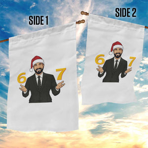 67 Six Seven Zohran Mamdani Christmas Garden Flag TS14 Print Your Wear