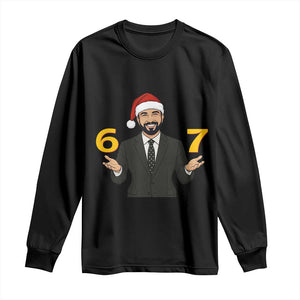 67 Six Seven Zohran Mamdani Christmas Long Sleeve Shirt TS14 Black Print Your Wear
