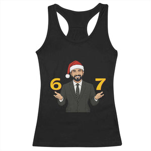 67 Six Seven Zohran Mamdani Christmas Racerback Tank Top TS14 Black Print Your Wear