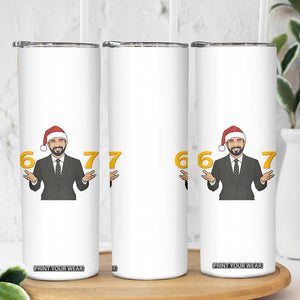 67 Six Seven Zohran Mamdani Christmas Skinny Tumbler TS14 Print Your Wear