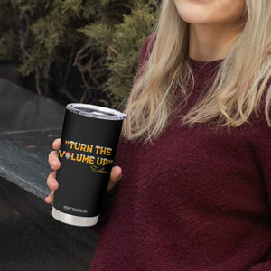 Turn The Volume Up Tumbler Cup Zohran Mamdani Christmas - Print Your Wear