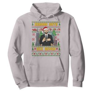 67 Six Seven Zohran Mamdani Christmas Hoodie Progressive Democrats TS14 Ice Gray Print Your Wear