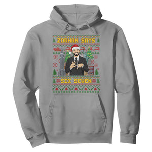 67 Six Seven Zohran Mamdani Christmas Hoodie Progressive Democrats TS14 Sport Gray Print Your Wear