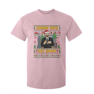 67 Six Seven Zohran Mamdani Christmas T Shirt For Kid Progressive Democrats TS14 Light Pink Print Your Wear
