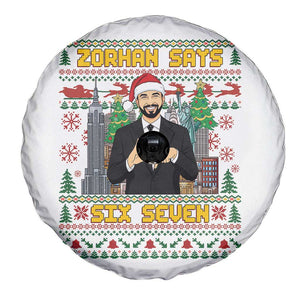 67 Six Seven Zohran Mamdani Christmas Spare Tire Cover Progressive Democrats TS14 Print Your Wear