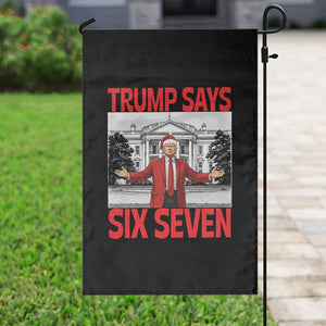 67 Six Seven Trump Christmas Garden Flag TS14 Print Your Wear