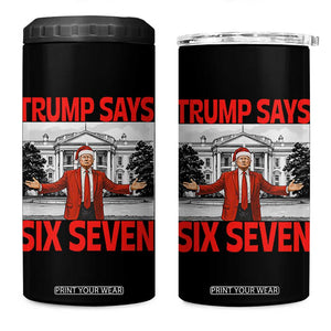 67 Six Seven Trump Christmas 4 in 1 Can Cooler Tumbler - Print Your Wear