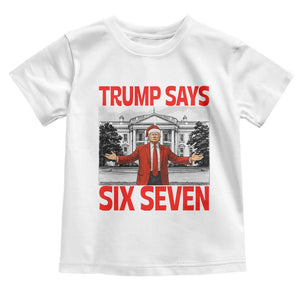67 Six Seven Trump Christmas Toddler T Shirt TS14 White Print Your Wear