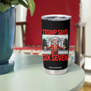 67 Six Seven Trump Christmas Tumbler Cup - Print Your Wear