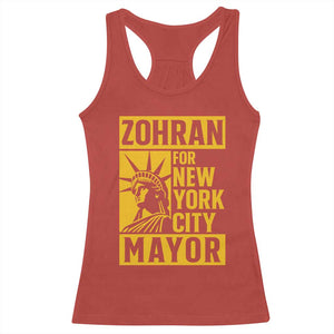 Zohran Mamdani NYC Mayor Racerback Tank Top Funny Cool Trendy Progressive TS14 Red Print Your Wear