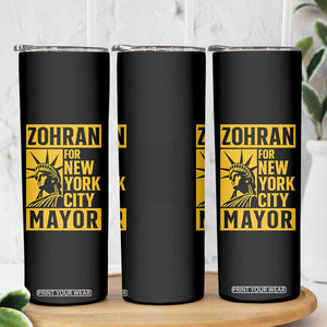 Zohran Mamdani NYC Mayor Skinny Tumbler Funny Cool Trendy Progressive TS14 Print Your Wear