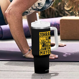 Zohran Mamdani NYC Mayor Tumbler With Handle Funny Cool Trendy Progressive TS14 Print Your Wear