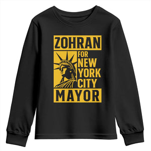 Zohran Mamdani NYC Mayor Youth Sweatshirt Funny Cool Trendy Progressive TS14 Black Print Your Wear