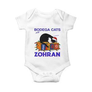 Bodega Cats of New York Baby Onesie Funny Cat NYC Christmas TS14 White Print Your Wear