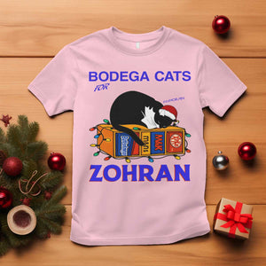Bodega Cats of New York T Shirt Funny Cat NYC Christmas TS14 Light Pink Print Your Wear