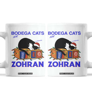 Bodega Cats of New York Coffee Mug Funny Cat NYC Christmas - Print Your Wear