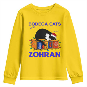 Bodega Cats of New York Youth Sweatshirt Funny Cat NYC Christmas TS14 Daisy Print Your Wear