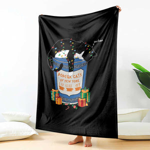 Bodega Cats of New York Throw Blanket Funny Democrat Christmas TS14 Print Your Wear