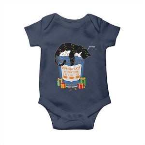 Bodega Cats of New York Baby Onesie Funny Democrat Christmas TS14 Navy Print Your Wear