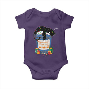 Bodega Cats of New York Baby Onesie Funny Democrat Christmas TS14 Purple Print Your Wear