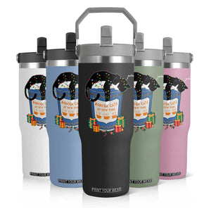 Bodega Cats of New York Flip Straw Tumbler Funny Democrat Christmas TS14 Print Your Wear