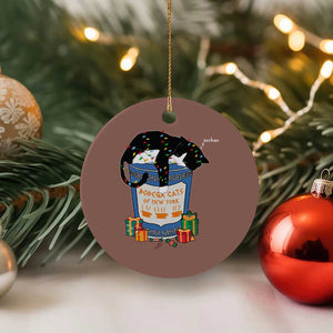 Bodega Cats of New York Ceramic Ornament Funny Democrat Christmas TS14 1pc Mocha Print Your Wear