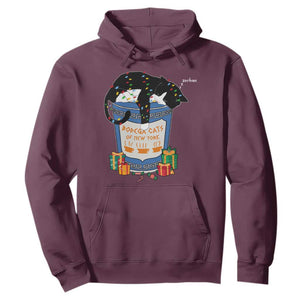 Bodega Cats of New York Hoodie Funny Democrat Christmas TS14 Maroon Print Your Wear